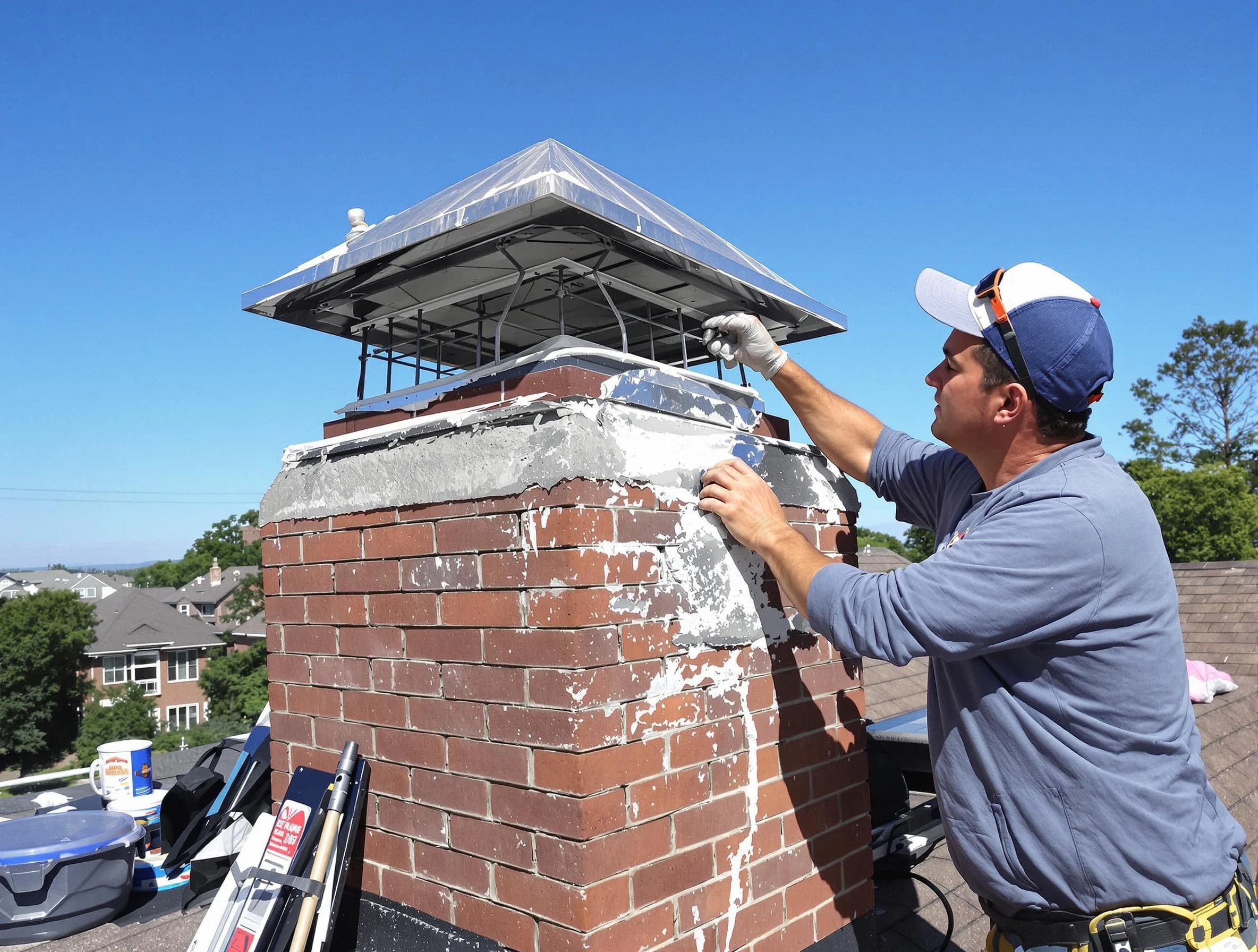 Chimney Crown Services service in Pinson, AL